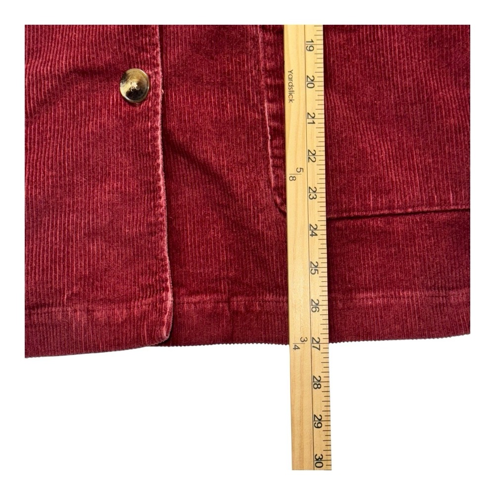 Isaac Mizrahi Live! Maroon Corduroy Jacket Blazer US Size Large - Picture 11 of 15